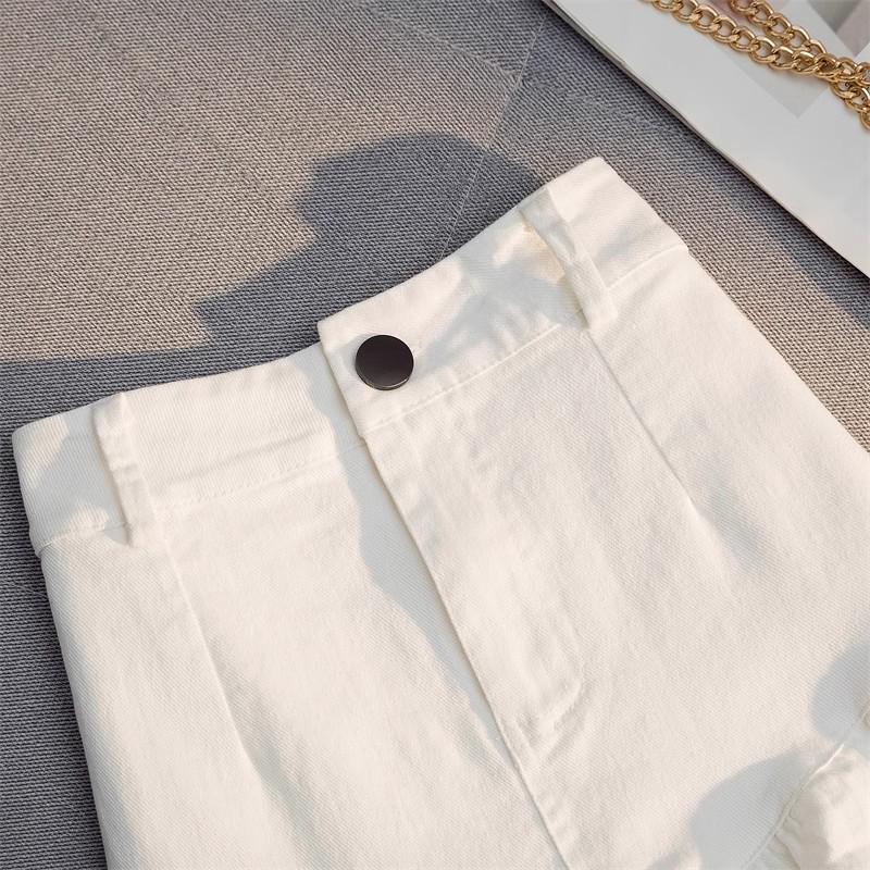 2024 Women's Trendy High-Waist Ruffle A-line Skirt - Spring & Autumn Collection