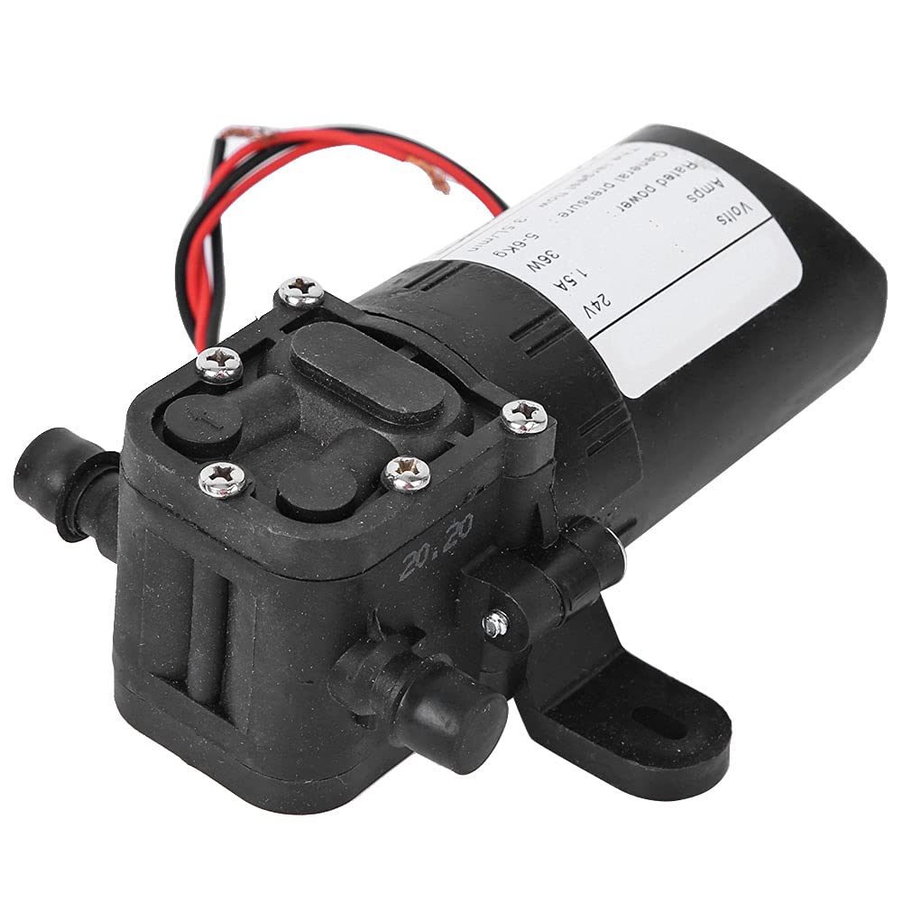 Diaphragm Pump 36W Max Flow Rate 3.5L/min Pump /24V Double Straight Tube FL-5206 (24, Volts (DC))