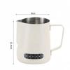 Coffee Milk Frother Jug Temperature Sensing Patch Stainless Steel Accurate Scale Volume Control Advanced Professional CoffeeTool