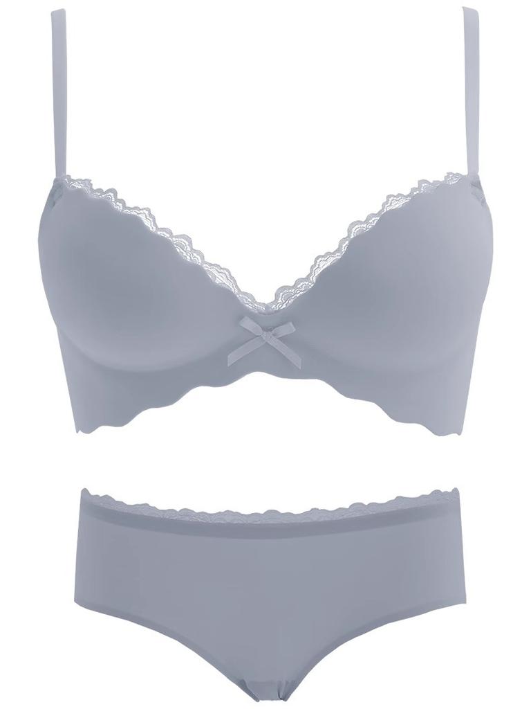 Thin female pure desire one piece seamless display big girl no steel ring sexy bra cover thickened