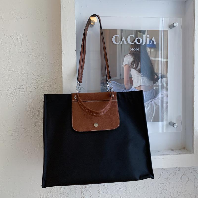 Casual Large-capacity Cloth Bag Women's New Lightweight and Versatile Commuter Shoulder Bag Portable Tote Bag