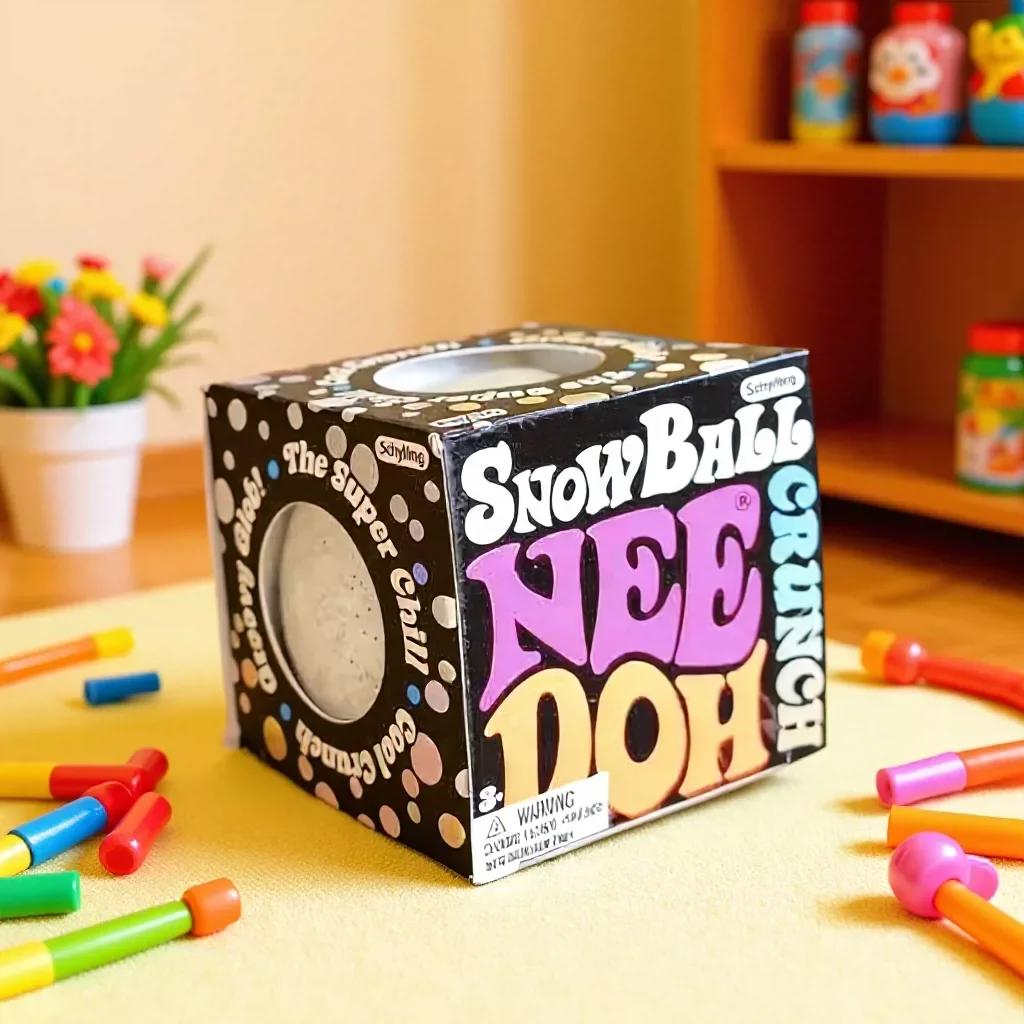 Interesting Toys Snow Ball Crunch Pinch Music Sensory Squeeze Toy Sensory Toy Snow Ball Crunch Snowball Pinch Music Stress Relief