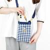 Marimo Craft Flat Shoulder Bag, NV Check, Olaf SN SPMS-161
