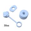 3Pcs Spill Leak Stopper Straw Cover Cap Straw Tips Cover for 30oz Stanley Cup for 10mm Universal