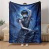 1pc Dance Wednesday Blanket, Soft Throw for Room Decor, Perfect Gift for Family and Friend, Living Room, Travel, Camping, Car Blankets, Beach, Office