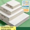 Papel para Pastel a Óleo 200GSM Papel Especial para Bastão de Pintura a Óleo Desenho em Branco A4 Cartão Ácido Livre para Colorir com Giz Lápis de Cor Pintura