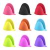 1piece Soft Silicone Heat Resistant Anti-Scald Gloves Pinch Grips Thick Oven Mitts Kitchen Cookin Tool Hand Clip