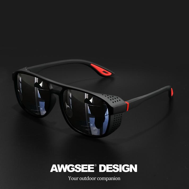 Professionelle Sportsonnenbrille - Polarisiert Winddicht UV400 für Radfahren Laufen Outdoor-Enthusiasten UV400