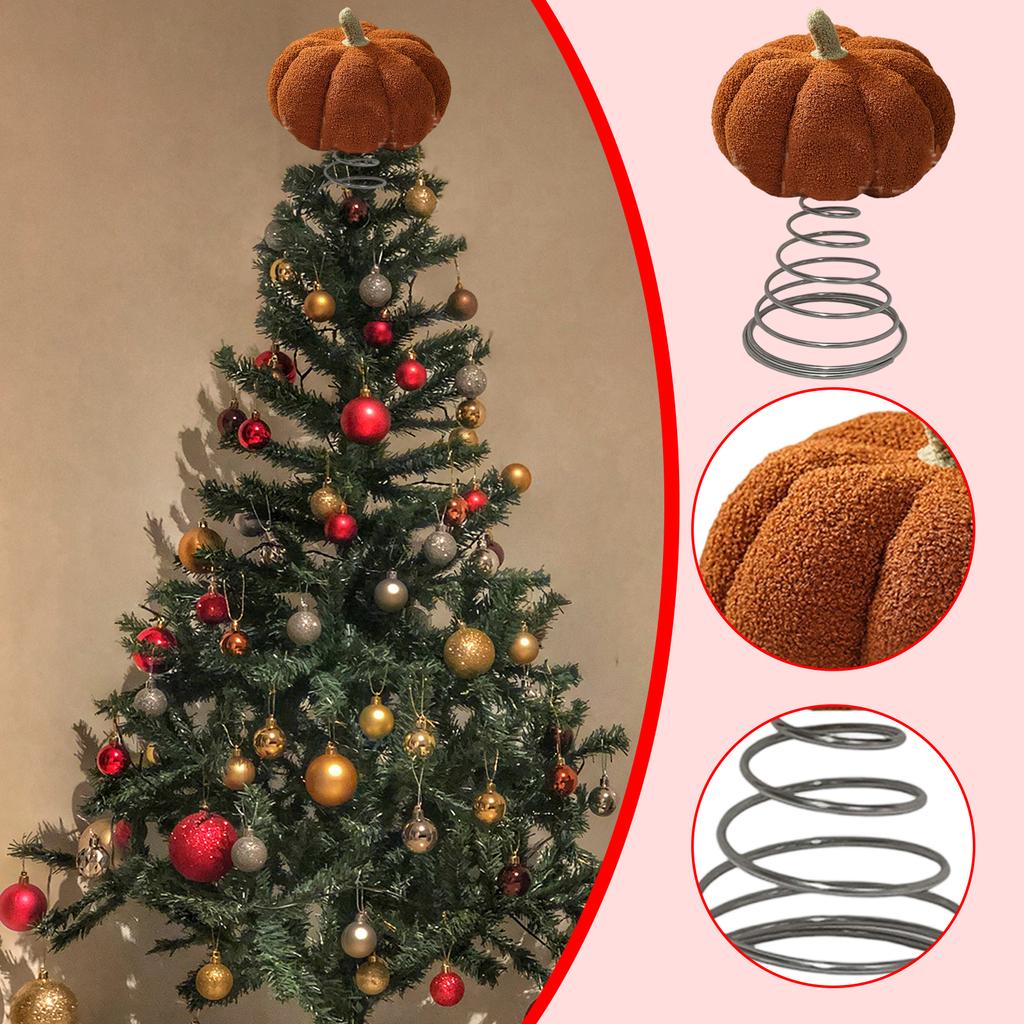 Pumpkin Tree Top Decoration With Party Decoration, Holiday Desktop Decoration
