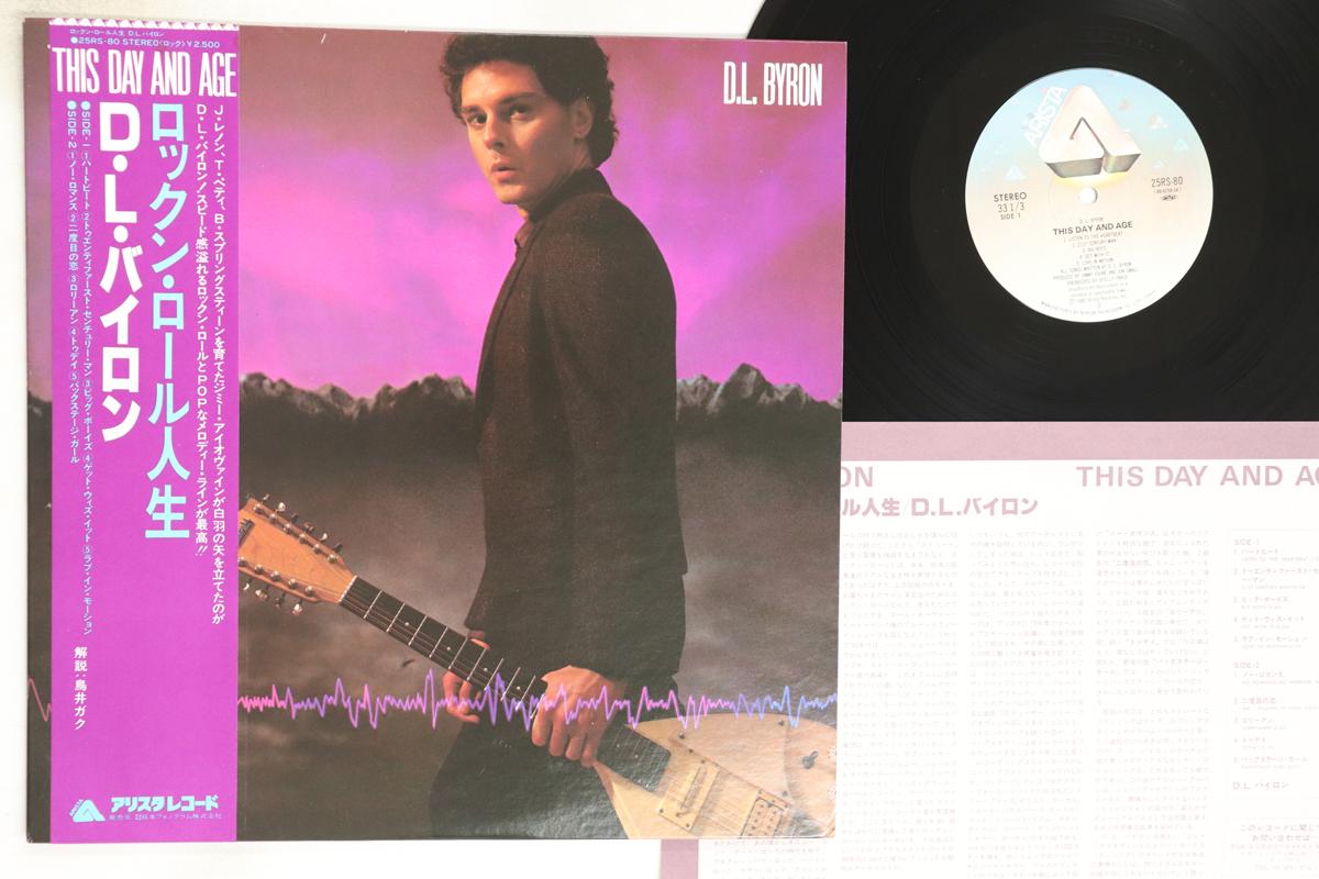 

LP Record D.L. BYRON This Day And Age 25RS80 ARISTA 1980 Japan Obi Rock Used