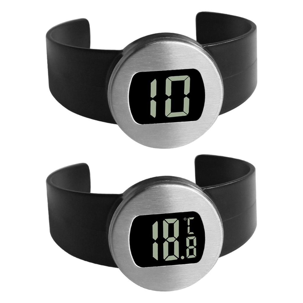 Wine Bottle Thermometer Kitchen Sleek Men Women Easy to Use Practical Simple Wine Bottle Temperature with LCD Display