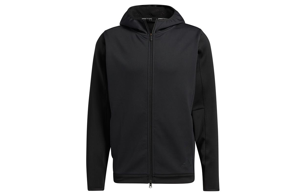 Adidas Jackets Men s Black Hooded Moderate Other H35944 M