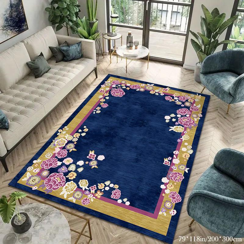 Retro Carpet Homestay Decoration Carpet Bedroom Bedside Carpet Living Room Study Room Carpet
