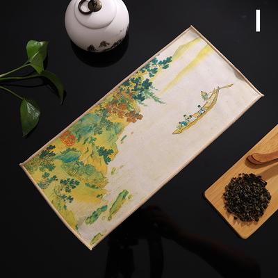 Pano profissional chinês pintado grosso toalha de chá super absorvente limpeza de chá
