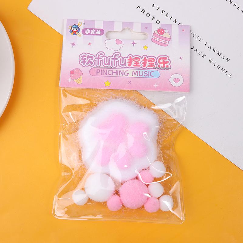 Cute Cartoon Cat Paw Squishy Toy Soft Hi Squeeze Toy Slow Rebound Stress Relief Toys Stress Release Hand Relax Gifts