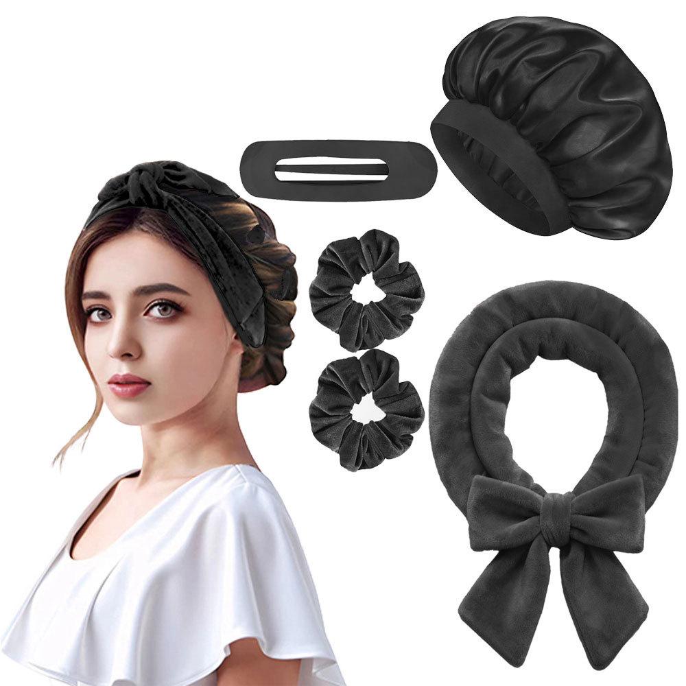 Crossbow Headband Heatless Curling Iron: Lazy Curl Bar for Big Waves & Sleep Styling Hair Roller