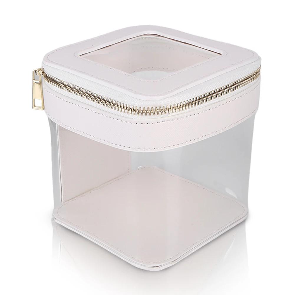 Women Cute Toiletry Bag Waterproof Cosmetic Organizer Bag Portable Zipper Cosmetic Bag for Home Business Trip