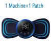Neck 1set Display Lcd Ems Stretcher Electric Massager 8 Mode Cervical Massage Patch Pulse Muscle Stimulator Portable Relief Pain Zpg