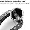 1Piece of 52 Section 14mm Double Chain Socket Type Oil Filter Wrench, Heavy-duty Oil Filter Wrench, Maintenance Tool 2025 Hot