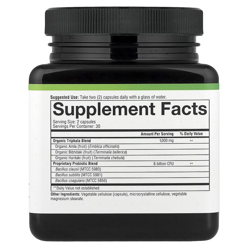 Spore Probiotic + Triphala Blend, 60 Vegetarian Capsules
