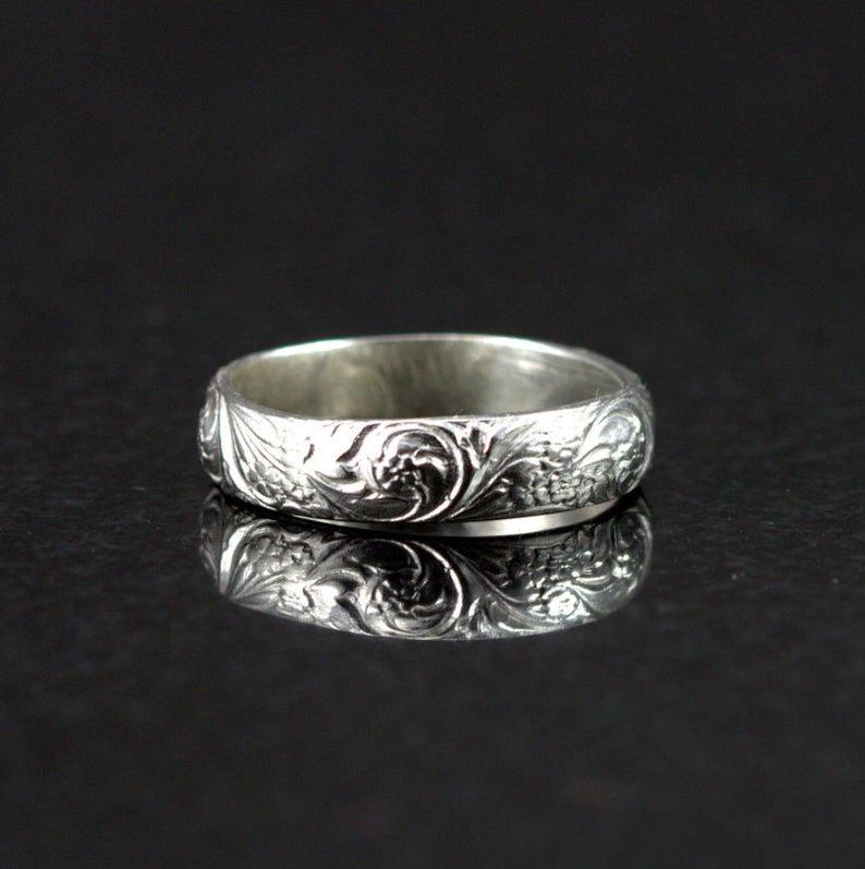 

Jianjie Antique Silver White Opal Ring for Brides Size 10 серебряный