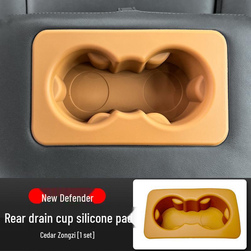 Land Rover Defender Armlehne hinten, rutschfeste Becherhalterhülle, passend für Modelle 20-25.