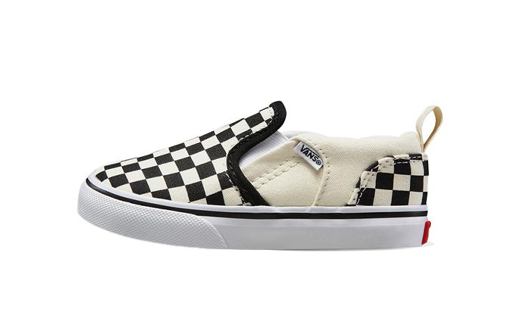Vans Asher V Toddler Checkers - Black Natural VN000XE9IPD 26.5