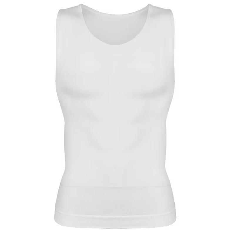 Cămăși de compresie Bărbați Îmbrăcăminte modelată pentru controlul burticii Cămașă de compresie Burtă plată Abdomen Vestă subțire Antrenament pentru talie Antrenament fitness