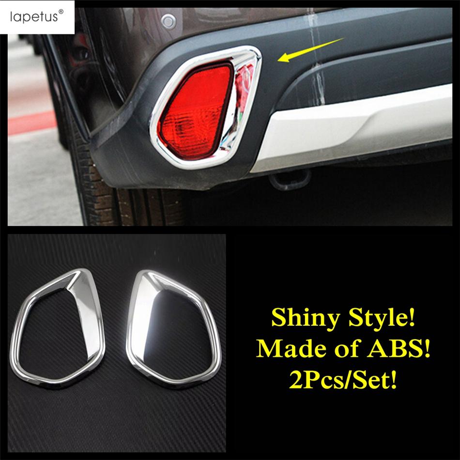 Chrome Accessories For Mitsubishi Outlander 2014 -  Front Rear Fog Light Ring Head Lamp Eyelid Eyebrow Molding Cover Trim