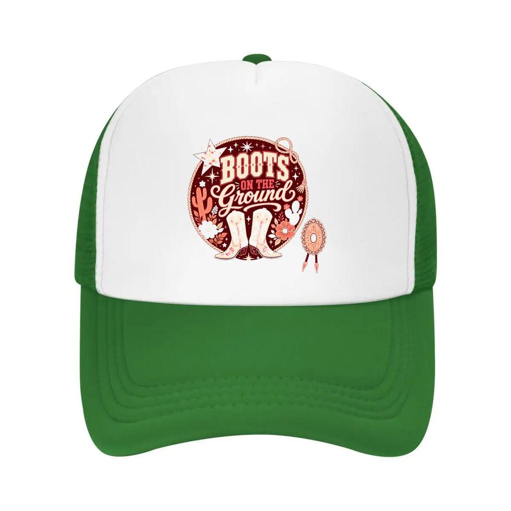 Pink Western Glam Rodeo Party Mesh Baseball Cap Casual Hat Outdoor For Womens Unisex FeUnisex