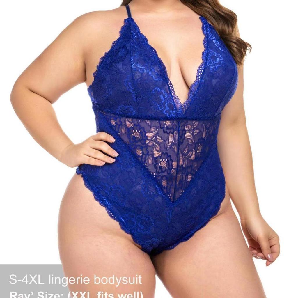 European Plus Size Sexy Lace Bodysuit & Pajamas for Women