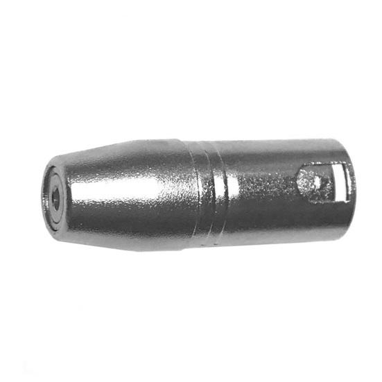 XLR 3 Pin Male Plug to 3.5mm TRS Female Jack Microphone Audio Stereo Adapter