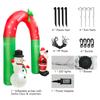 8FT Vánoční nafukovací Santa Claus a sněhulák Arch Yard Dekorace Holiday Home Decorations Yard