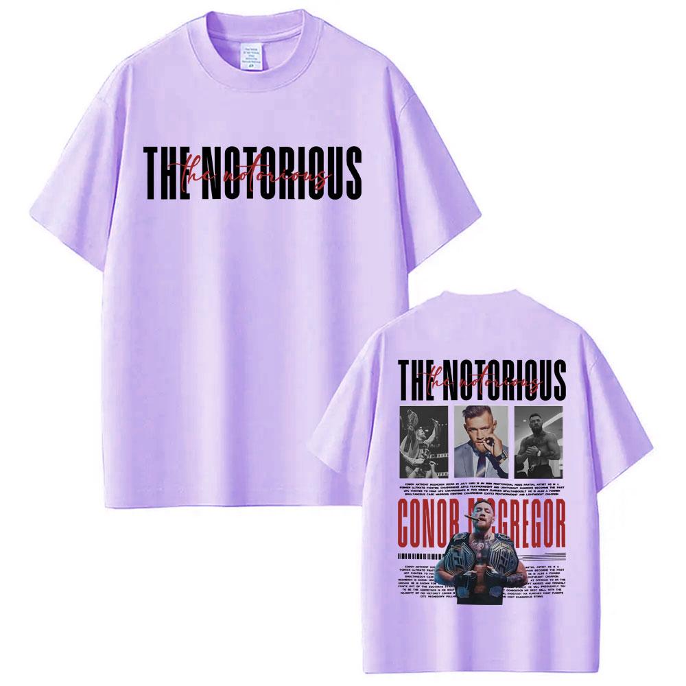 The Notorious Conor Mcgregor Vintage Graphic Tee Shirt Unisex Women Summer Tops High Quality T-shirt Fashion Gothic Classic T Shirt