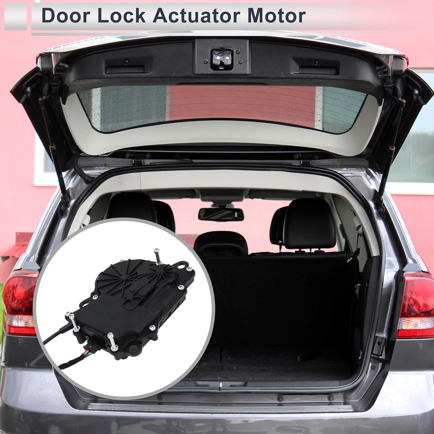 Rear Liftgate Door Lock Actuator for BMW X1 2014-2019 Tailgate Latch Assembly No.51247374006 with Cable