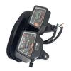 652F ABS Motorbike Display Tachometer Coal Meter Distance Display Outfits DT125 DT125R Offroad Black LCD Panel