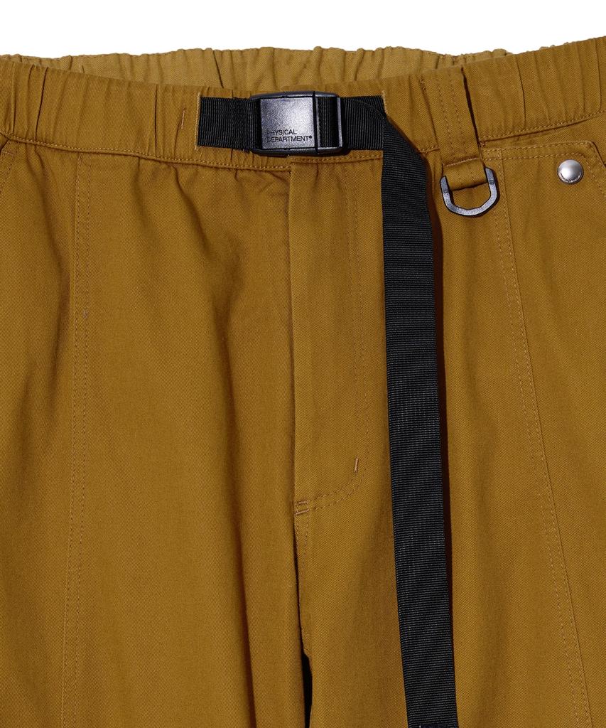 PHYSICAL DEPARTMENT Double Pocket Belt Pants Mustard