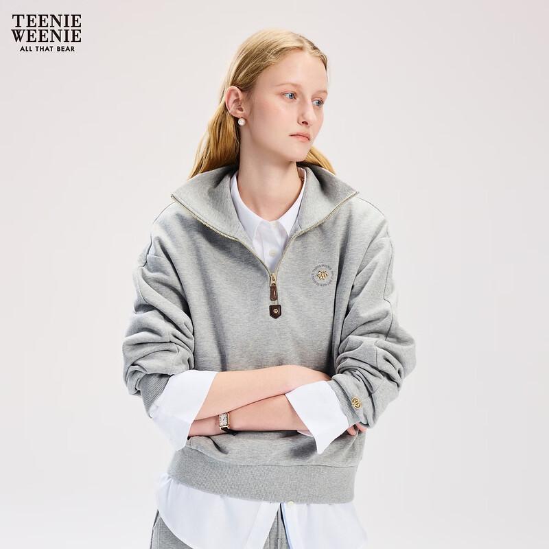 Женский свитшот поло на молнии до середины от Teenie Weenie L