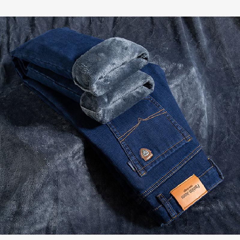 Specht Jeans dünn locker gerade trendige Marke lässig große Größe neue lange Hose Q4X