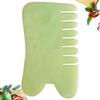 ARTIBETTER 1pc Jade Massage Comb Guasha Comb Jade Hair Comb Jade Gua Sha Massage Tool Jade Massager for Head Caring, Relaxation