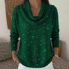 European & American 3D Printed Loose Knit Sweater - Autumn/Winter Collection