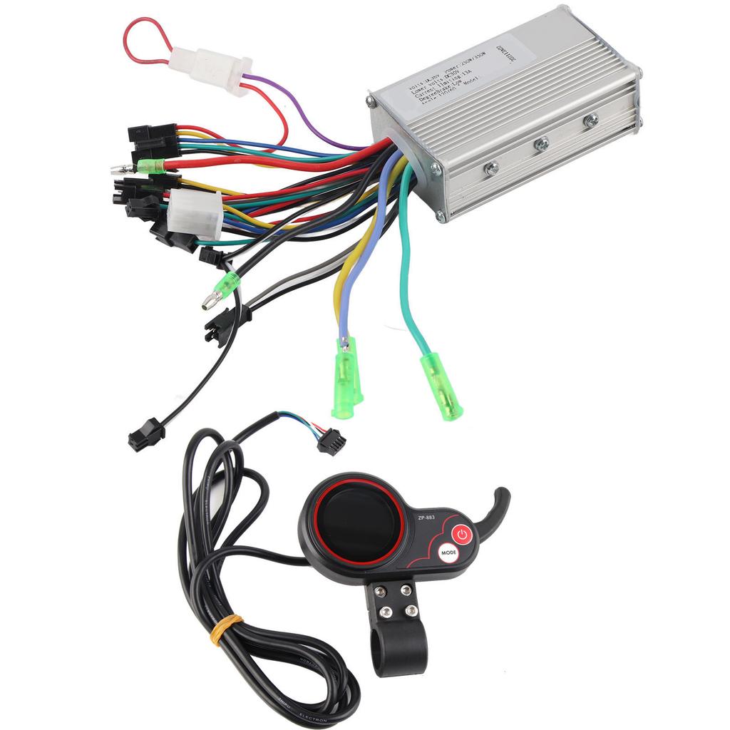 Controller LCD Display Bedienfeld mit Schaltschalter Zubehör für Elektrofahrrad Roller 36V