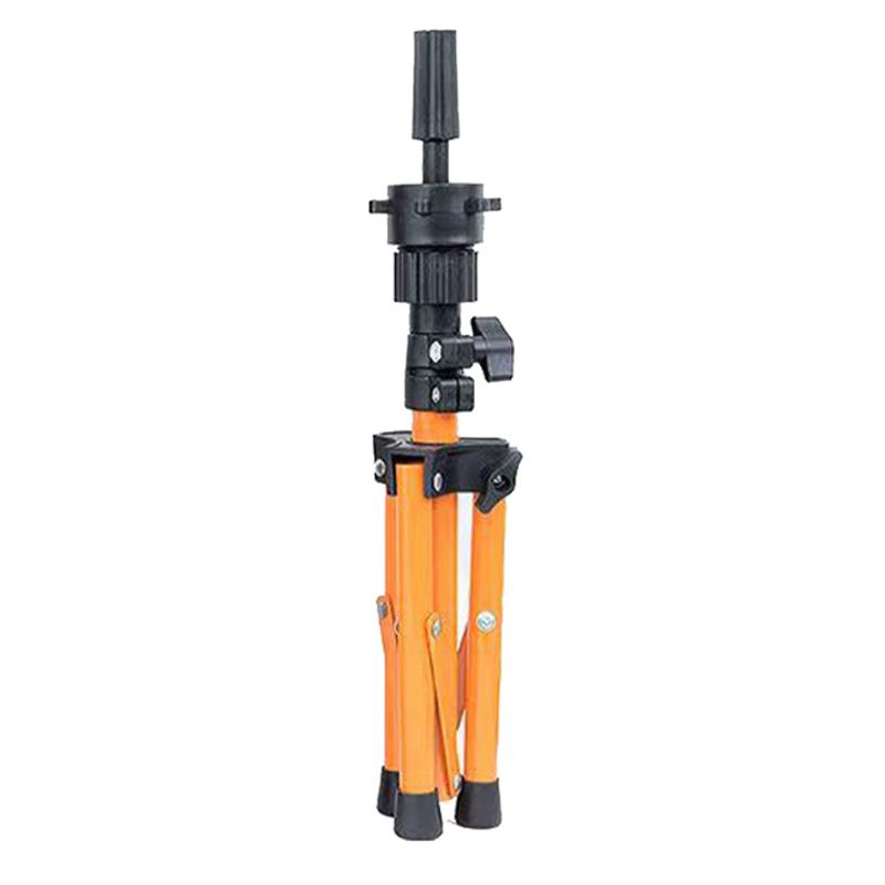 

1Pcs Metal Wig Mannequin Head Tripod Stand Wig Stand Tripod For Hairdressing Training Head Adjustable Wig Tripod Stand A3