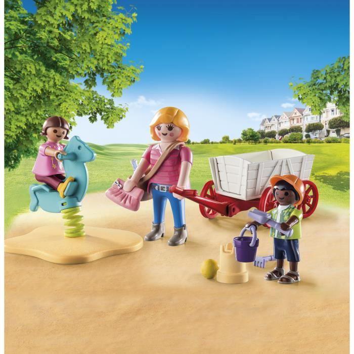 Playmobil - 71258 - dollhouse la maison traditionnelle - starter pack - nourrice avec enfants