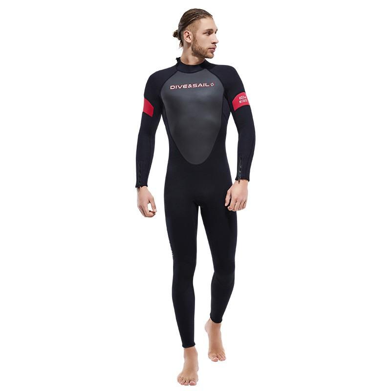 Diving Suit Men s Thick One-piece 3MM Women s Snorkeling Surfing Jellyfish Cold-proof Swimsuit XL
