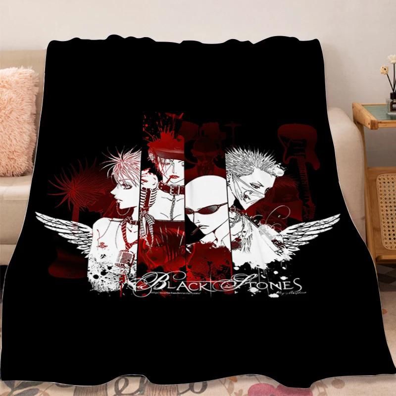 Anime Girls Nana Flannel Blanket 3d Printed Picnic Blankets Warm Soft and Comfortable Throw Blanket Home Travel Birthday Gift