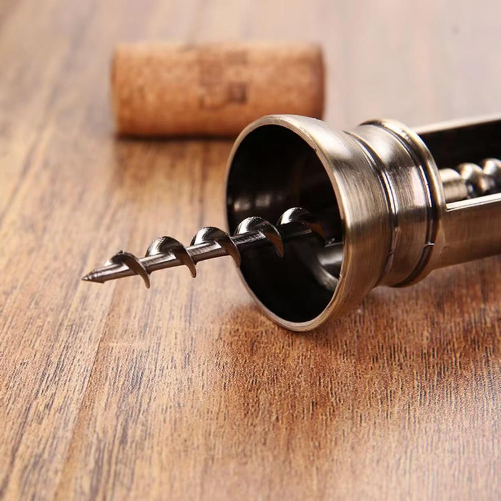 Corrosion-resistant Wine Bottle Opener Vintage Cork Puller Zinc Zinc Zinc Alloy Corkscrew Dining Table