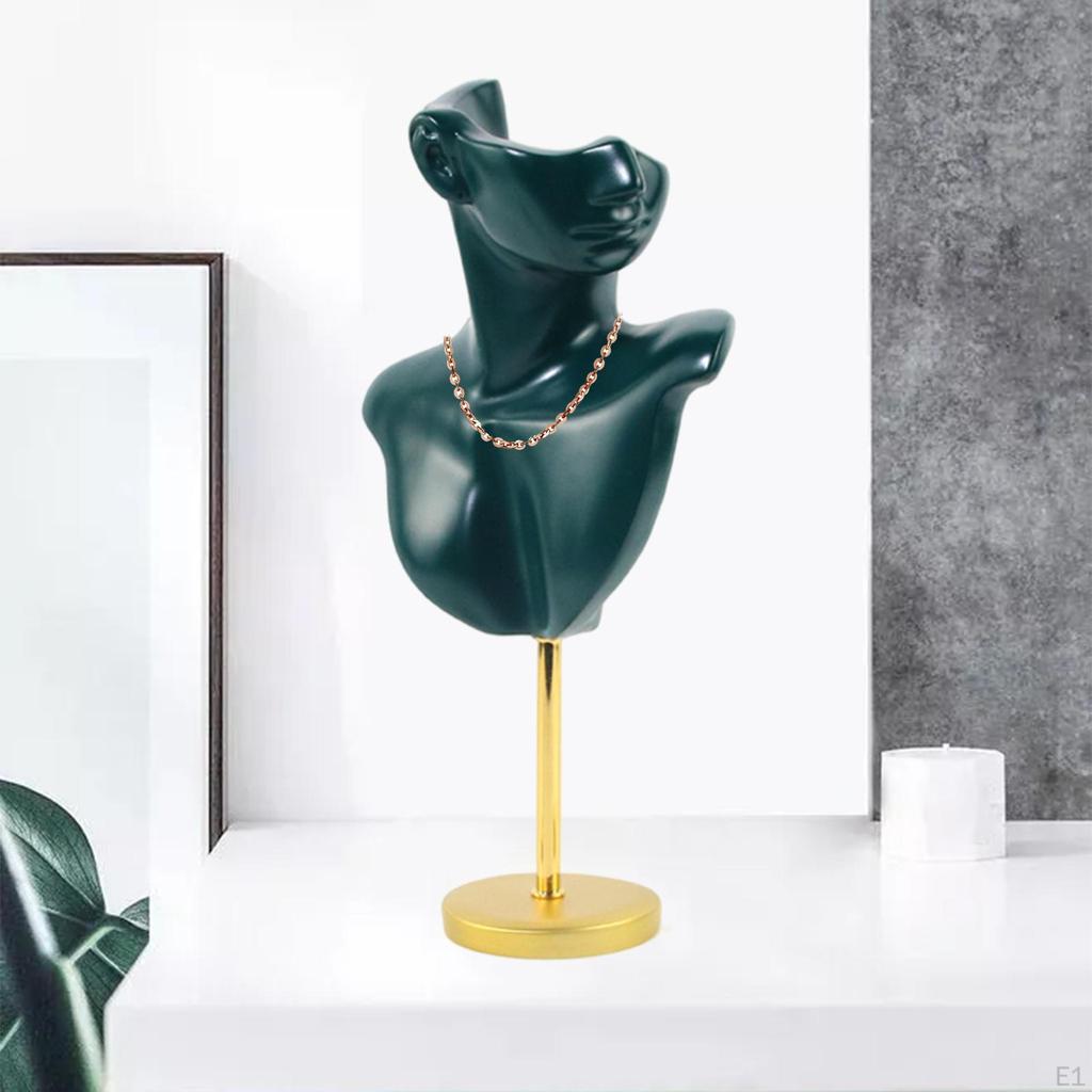 Jewelry Display Elegant Resin Bust Organizer Presentation Holder for Necklace Bracelet Shop