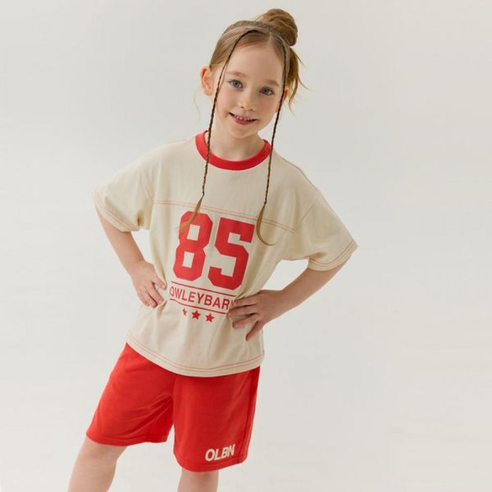 

[olivan] Повседневный костюм с цветовой блокировкой, топ и низ, 2 цвета Red/150