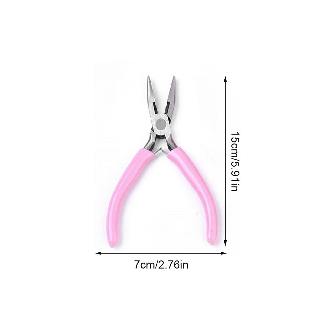 Hand Plier DIY Beading Jewelry Making Handmade Equipment Steel Beadwork Wire Wrapping Breaking Twisting Crafting Home